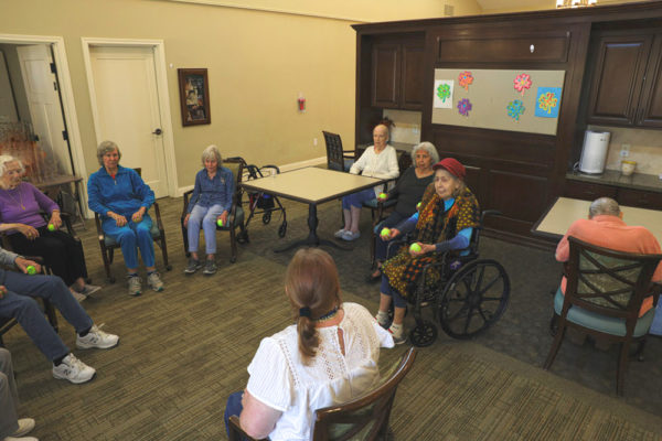 The Breckinridge Memory Care residents